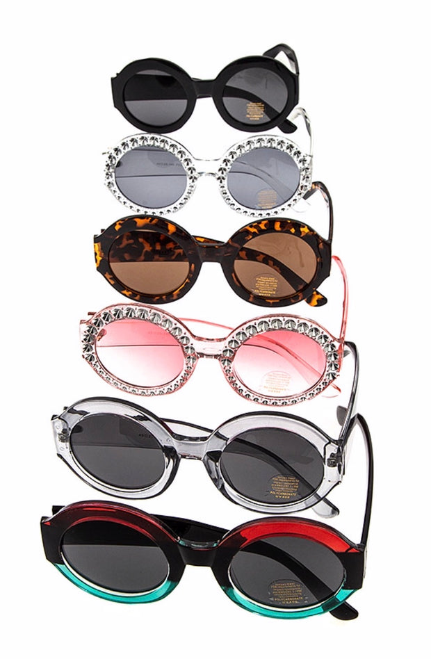 Sunglasses{Anything Goes} Retro Circle Frame