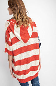 HD-A {Old Glory} Flag Print Sweater Hoodie Top