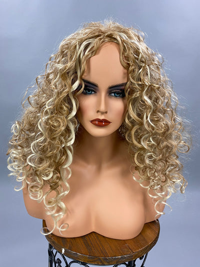 {Shirley} Mixed Blonde Spiral Curls Wig