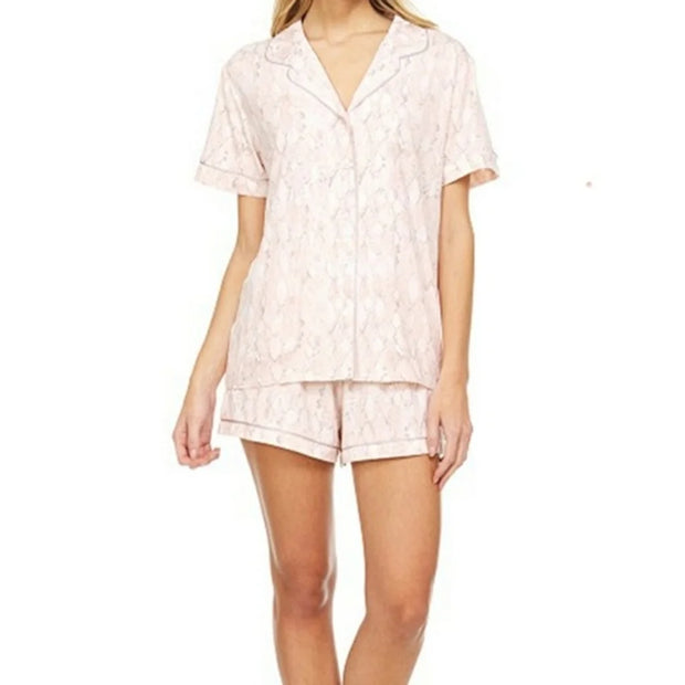 SET-A {Flora} Printed Pajama Short Set Retail $58.00